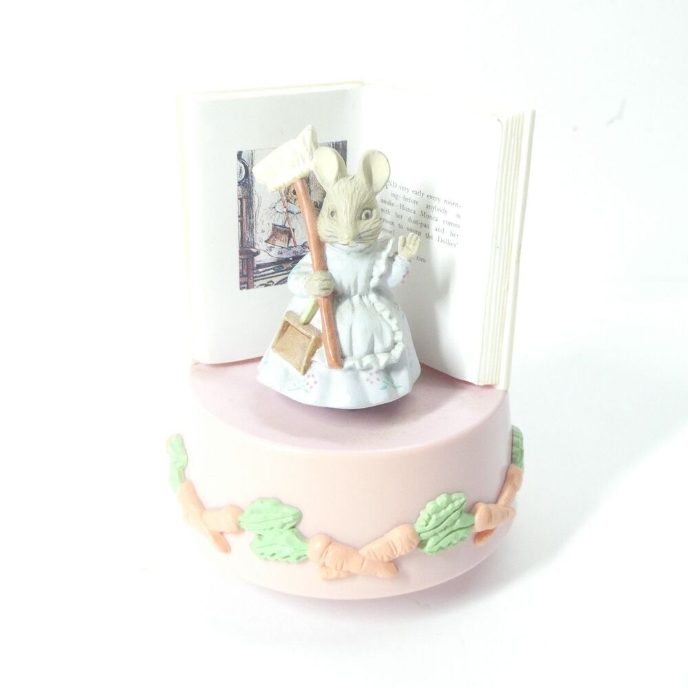 Beatrix Potter Tale of Two Bad Mice Music Box Schmid Vintage